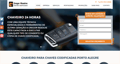 Desktop Screenshot of gregorresolve.com.br